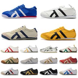 cheap Tiger Mexico 66 Lifestyle Running Shoes Woman Men Sneakers Black White Blue Yellow Beige Low Plateforme Trainers Loafer designer sneakers