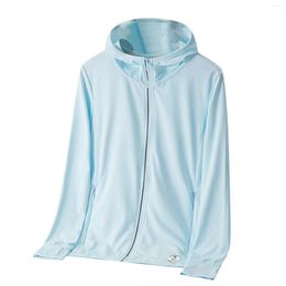 Summer Skin Coats Women Ice Silk Sun Protection Ultra-Light Sportswear Outwear Windbreaker Casual Jackets Breathable Shirt