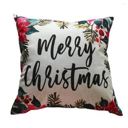 Pillow Fashion Xmas Bedroom Living Room Throw Case Cover Single Side Printing Decorative