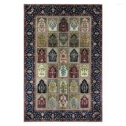 Carpets Silk Carpet Handmade Turkish Rugs Oriental Rug For Living Room Size 4'X6'