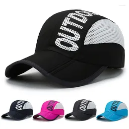 Ball Caps Summer Quick Drying Ultra-Thin Breathable Baseball Cap Men Women Snapback Folding Sport Outdoor Hiking Mountaineering Hat