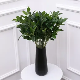 Decorative Flowers Artificial Osmanthus Branch Garden Greening Landscaping Decoration Office Vase Accessories Home