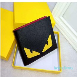 2022 Wholesale High Quality PU Leather Wallet European Style Fashion Eye Pattern Pocket Wallets Short Mini Credit Card Purses 316Y