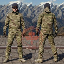 Pro BDU Camouflage Military Uniform Army SWAT Equipment Tactical Combat Airsoft Suit Pants Shirts Hunting Clothes Pantingball6699369