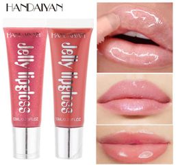 Drop HANDAIYAN Jelly Lip Gloss Moisturising Shiny glitter liquid lipstick clear lipgloss beauty Cosmetics lip tint Make Up6797887