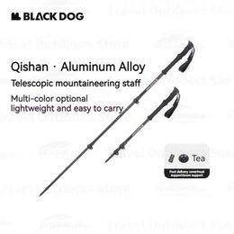 NaturehikeBlackdog Outdoor Telescopic Walking Stick Ultralight 6061 Aluminium External Lock Hiking Skiing Trekking Poles 240425