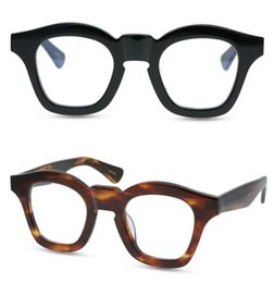 Men Optical Glasses Frame Brand Eyeglass Thick Spectacle Frames Vintage Fashion Eyewearfor Male The Mask Handmade Myopia Eyeglasse1343292