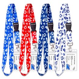 Premium One Side Hard Plastic ID -Kartenhalter Lanyard mit Abzeichen für Veranstaltungen