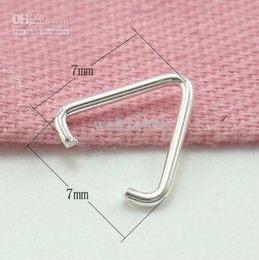 100pcslot 925 Sterling Silver Pinch Clip Clasp Hooks Findings Components For Pendant DIY Craft Jewellery 06x7x7mm WP0604233340