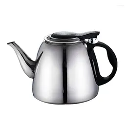 Teaware Sets 1.2L Induction Cooker Tea Pot Creative Kitchen Tools Stainless Steel Water Kettle Flat Bottom Coffee