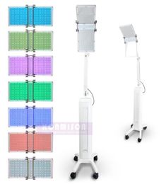 Vertical led light therapy beauty machine pdt pon light machine with 7 colors anti aging beauty machine salon use DHL 3092870