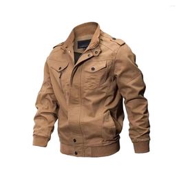 Men's Jackets World War II American M1942 Coat Male Spring And Autumn Vintage Loose Tank Suit Training Standing Collar Jacket