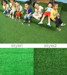 Decorative Flowers Wreaths 1 Square 15mm Thickening Artificial Grass Turf 50cm200cm Indoor Outdoor Garden Lawn Landscape Synthe2415052