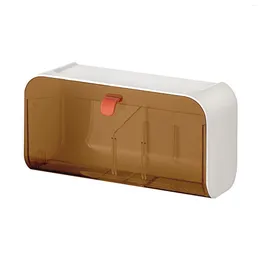 Storage Boxes Sanitary Towel Organiser Holder With Cover Space Saving Makeup For Home Flat Dormitory Office