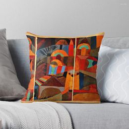 Pillow Klee - Temple Gardens Abstract Art Throw Decorative Cover Sofa Covers