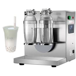 Boba Shaker Bubble Tea Shaker Double-head Cups Pearl Milk Shaking Machine Stainless Steel Bubble Tea Machine