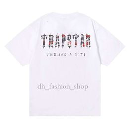 Trapstar Mens Designer T Shirt Summer Loose Tees Fashion Man Casual Shirt Luxurys Clothing Street Short Sleeve Women T Shirts Size S-Xxl 154