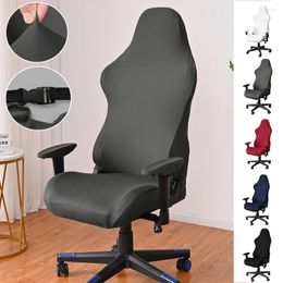 Chair Covers Solid Gaming Cover Elastic Swivel Desk Chairs Stretch Computer Office Armchair Protector Seat