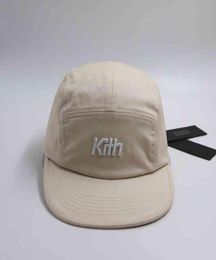 Kith 5 Panel Camp Cap Adjustable Baseball Cap Snapback Hip Hop Trucker Caps For Men Women Dad Hat Casual Sun Visor Outdoor 2021GC92331195