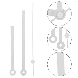 Clocks Accessories 10 Sets Wall Clock Hand DIY Hands Silver Kit Parts Replacement Watch LED