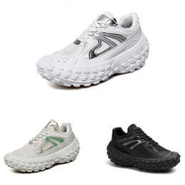 Free Shipping Men Women Running Shoes Anti-Slip Breathable Comfort Black White Cream Mens Trainers Sport Sneakers GAI