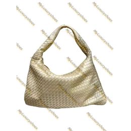 BVENETAS Shoulder Bag Women Weave Hobo Bag Designer Handbags Intrecciato Calfskin Leather Crochet Underarm Bag Large Capacity Top Quality Internal Zipper Pocket