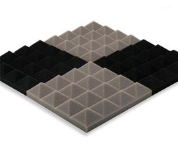 25x25x5cm Acoustic Foam Treatment Sound Proofing Soundabsorbing Noise Sponge Excellent Sound Insulation Soundproof wall sticker19351342