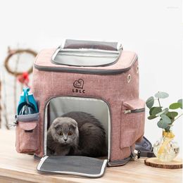 Cat Carriers Carrier Bag Portable Fashion Mesh Backpack For Small Dog Puppy Kitten Breathable Pets Outdoor Comfort
