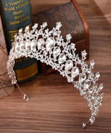 2020 New Wedding Bridal Tiara Rhinestone Head Pieces Crystal Bridal Headbands Hair Accessories for Evening Bridal Dresses7970125