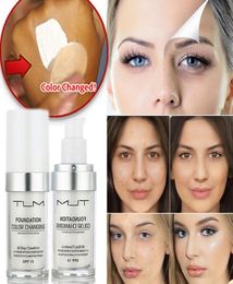 Colour Changing Foundation Longlasting Concealer Full Coverage Liquid Foundation Mineral Face Makeup Base Matte Face Cream3961378