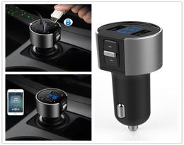 Wireless InCar Bluetooth FM Transmitter Radio Adapter Car Kit Black MP3 Player USB Charge 4539771