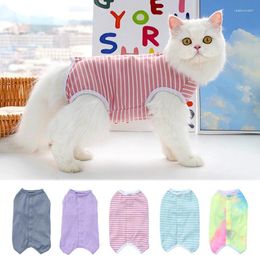 Cat Costumes Anti-lick Recovery Clothing After Weaning Suit For Small Dogs Cats Jumpsuit Breathable Pet Care Clothes