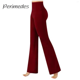 Women's Pants Pantalones Trousers Loose Fitting Sexy Wide Leg Casual Stretchy Solid Colour Sports Yoga Breathable 2024