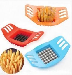 Potato Slicer Cutter Stainless Steel Vegetable Chopper Chips Making Tool Potato Cutting Fries Tool Kitchen Accessories Y0755783108