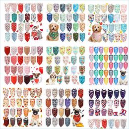 Other Dog Supplies 20 Packs Bandana Christmas Halloween Thanksgiving Valentines Day Holiday Bib Triangle Scarfs For Small Medium Dogs Dhwfl