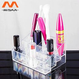 Storage Boxes Cosmetic Organiser Convenient Stylish 7 7.8 4cm Design 24 Grids Acrylic 200g