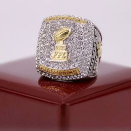 Factory Wholesale Price 2020 Fantasy Football Championship Ring USA Size 8 To 14 With Wooden Display Box Dropshipping 236J