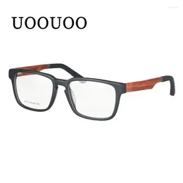 Sunglasses SHINU Prescription Glasses Men Squar Acetate Frame Wood Progressive Reading Blue Light Single Vision Eyewear