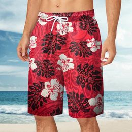 Men's Shorts Summer Scenery Quirky Digital Print Drawstring With Elastic Waist Casual Fashion Beach Mens Swim Pockets