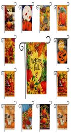 new Halloween flag pumpkin flag Garden Flags courtyard welcome FALL flag yard Banner Flags 47*32CM T2I514382871364