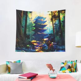 Tapestries Tsushima Shrine Tapestry Room Decoration Korean Style Bedrooms Decorations