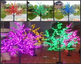 Christmas LED Cherry Blossom Tree Light 480pcs LED Bulbs 15m Height 110220V 7 Colours for Option Rainproof Outdoor Usage1881961