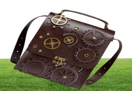 Evening Bags Retro Steampunk Women Shoulder Vintage Clock Money Clutch Handbag Daily Ladies Casual Crossbody Purse Fashion Persona3124663