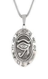 European And American Retro Horus Eye Pendant Personality Game King Exorcising Necklace Creative Punk Men Premium Alloy Pendant1238096