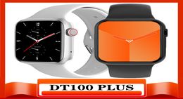 DT100 plus Smart Watch PK iwo W37 pro Smartwatch 2021 men women Bluetooth call custom watch face 320 385 pixel ip67 waterproofg5367787