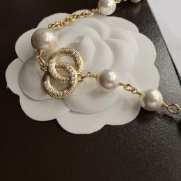 2023 Designer Beaded Necklaces Fashion luxury Jewellery bow necklace fashion Jewellery party gift 2824