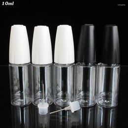 Storage Bottles 2024 Design Refillable Bottle 10ML Dropper Tip With Steel Needle PET Empty For E Liquid Juice 30pcs