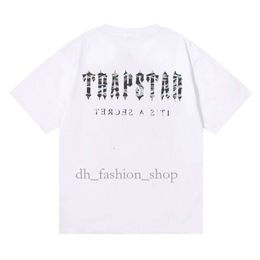 Trapstar Mens Designer T Shirt Summer Loose Tees Fashion Man Casual Shirt Luxurys Clothing Street Short Sleeve Women T Shirts Size S-Xxl 872