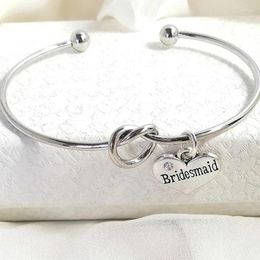 Party Favor Bridesmaid Tie The Knot Bracelet Hair Wedding Bridal Shower Bride To Be Bachelorette Hen Decoration Proposal Gift Bag