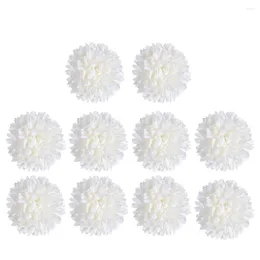 Decorative Flowers 10 Pcs Artificial Wedding Decorations Chrysanthemum Adornment Party Pography Props Silk Cloth Flower